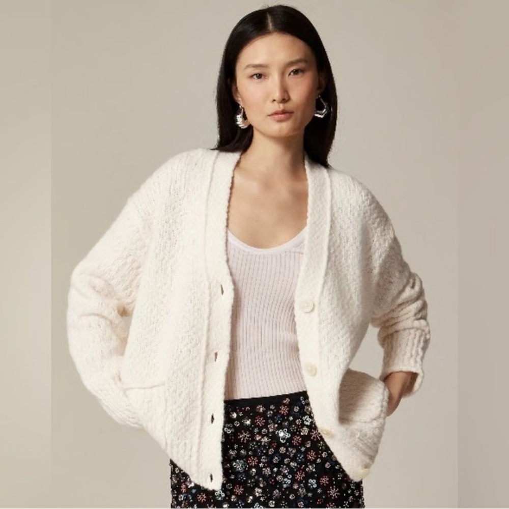 J Crew Women's Cream Sweater NWT